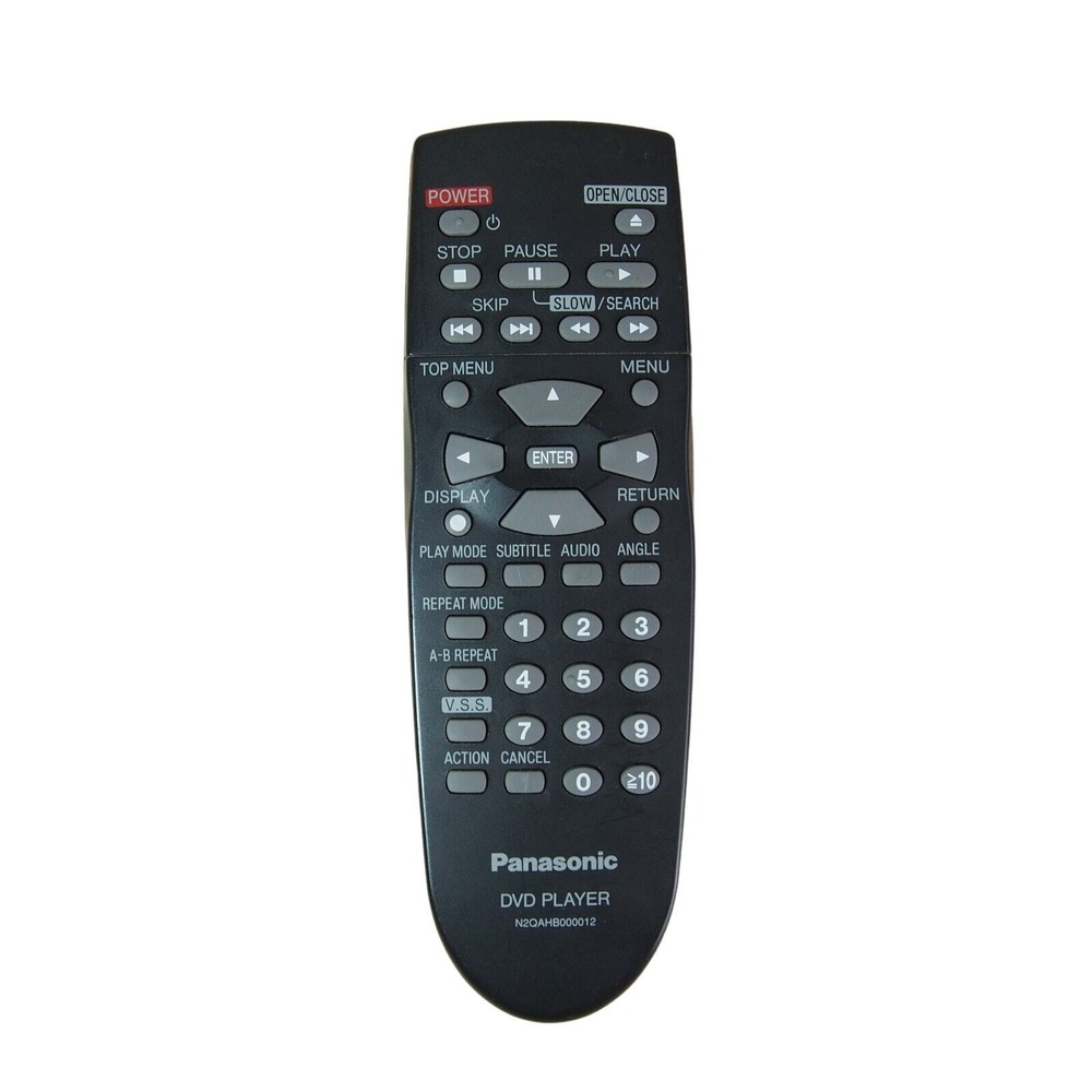Panasonic N2QAHB000012 DVD Player Remote Works‎ DVD-RV31, DVD-RV21, DVD-RV31U-K